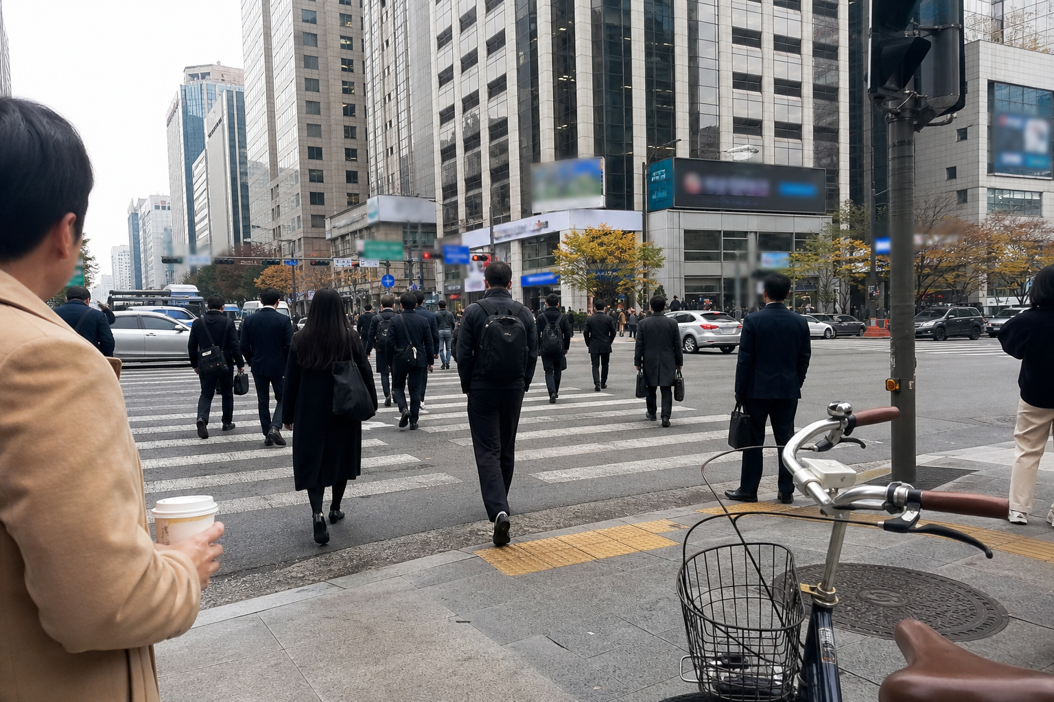 A natural AI-generated SEOULIAN editorial photograph illustrating Gangnam District
