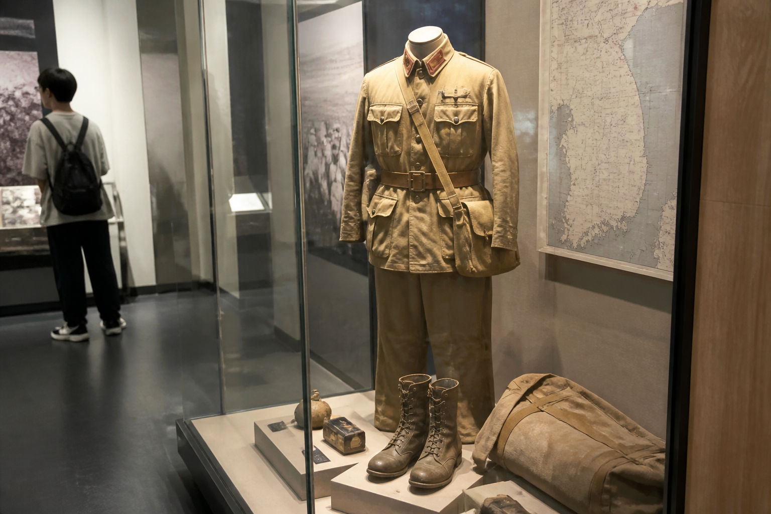 A natural AI-generated SEOULIAN editorial photograph illustrating Korean Liberation Army
