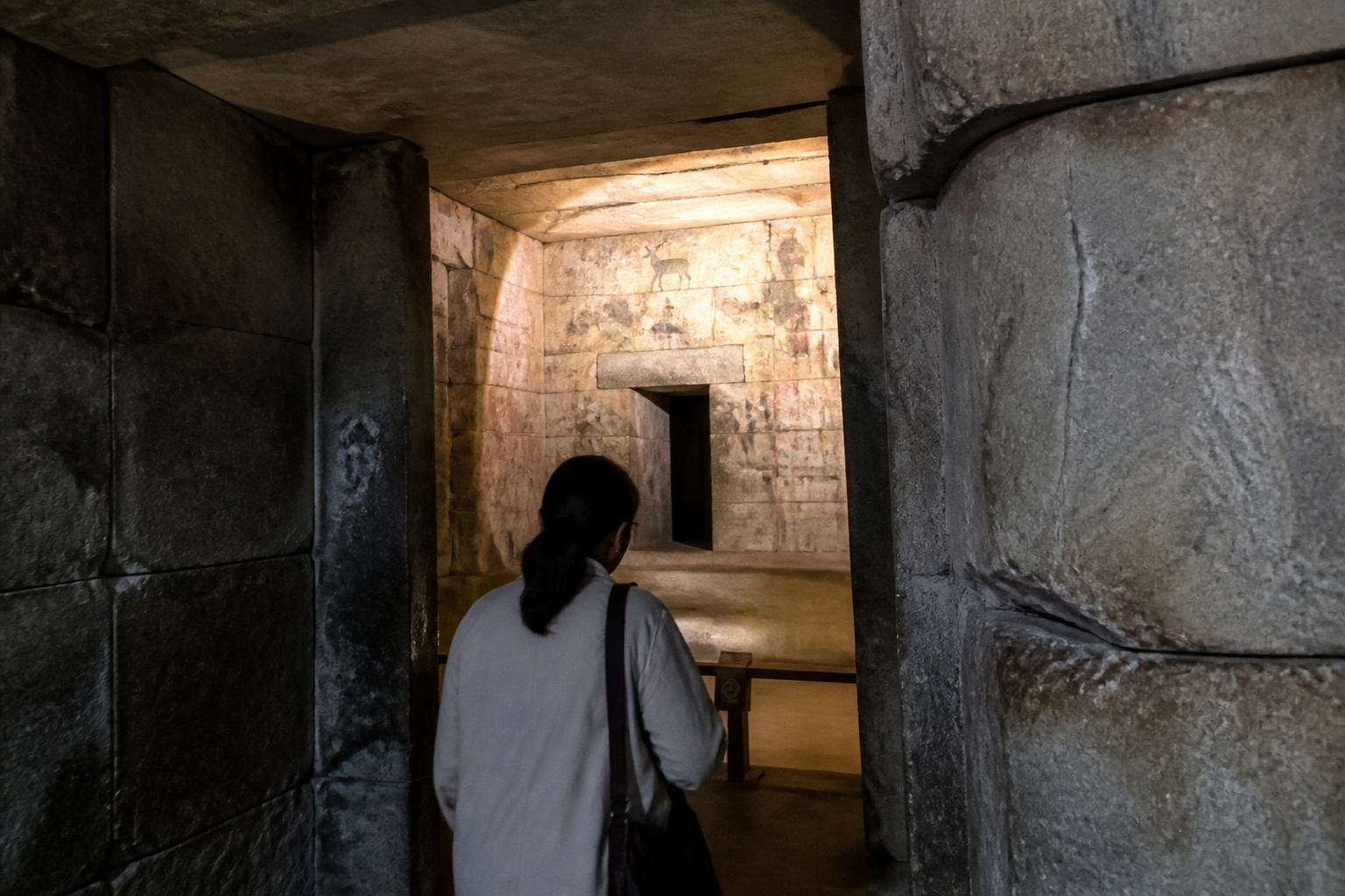 A natural AI-generated SEOULIAN editorial photograph illustrating Goguryeo tombs