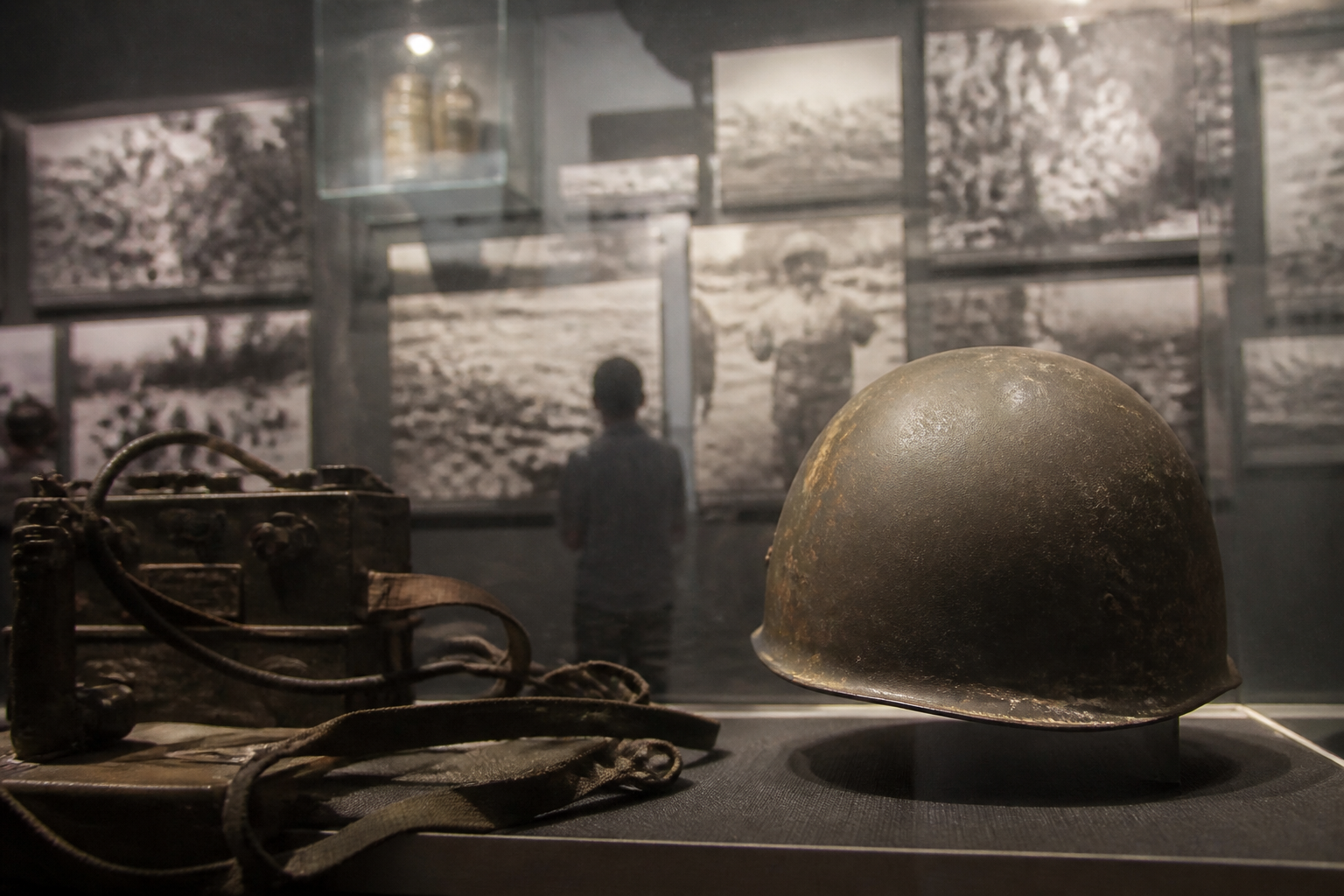 A natural AI-generated SEOULIAN editorial photograph illustrating Korean War