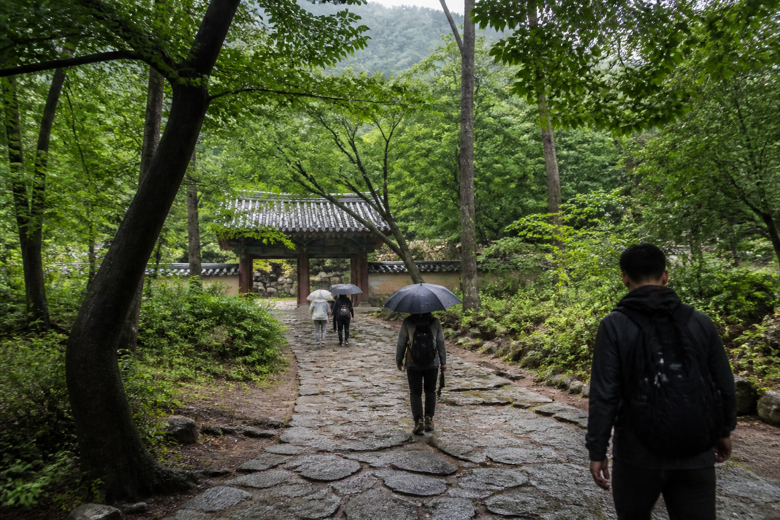 A natural AI-generated SEOULIAN editorial photograph illustrating Songnisan