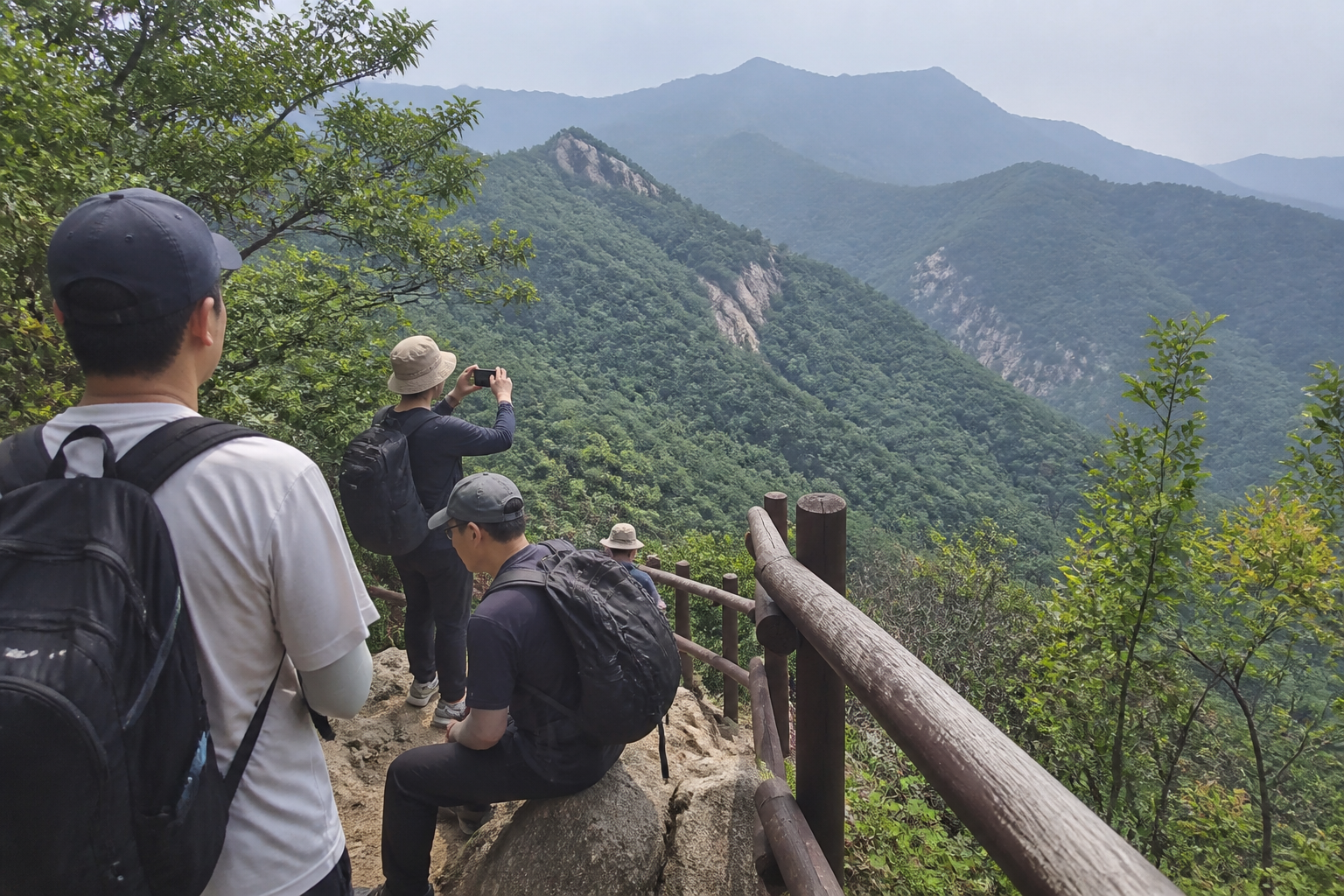 A natural AI-generated SEOULIAN editorial photograph illustrating List of national parks of South Korea