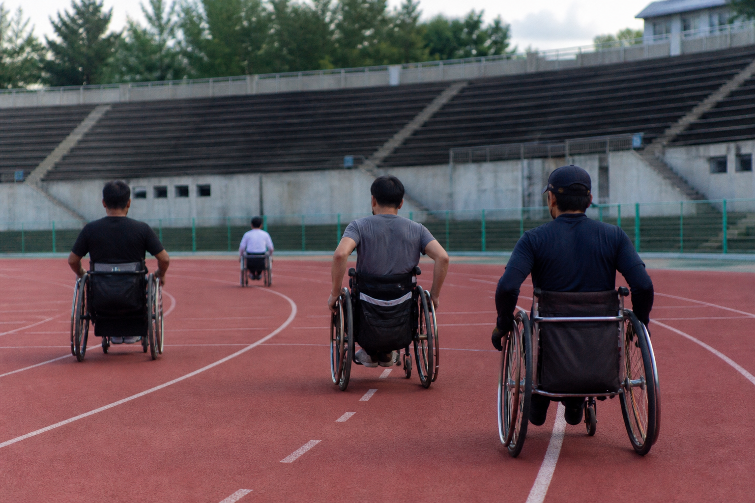 A natural AI-generated SEOULIAN editorial photograph illustrating 1988 Summer Paralympics