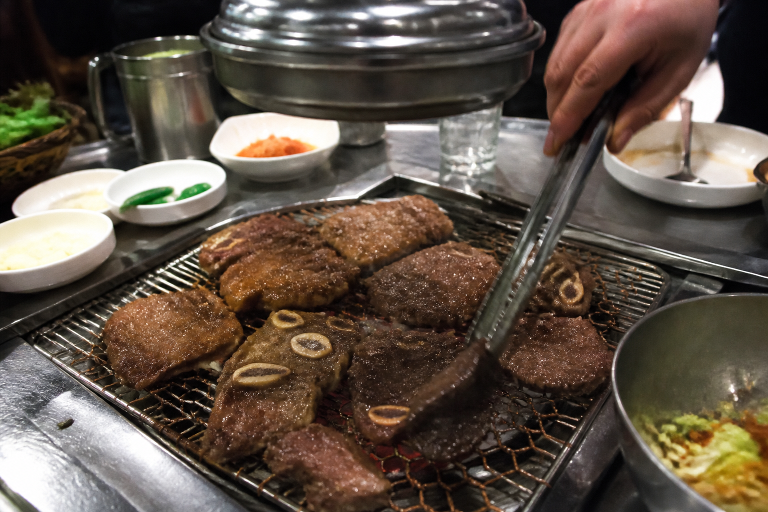 A natural AI-generated SEOULIAN editorial photograph illustrating Galbi